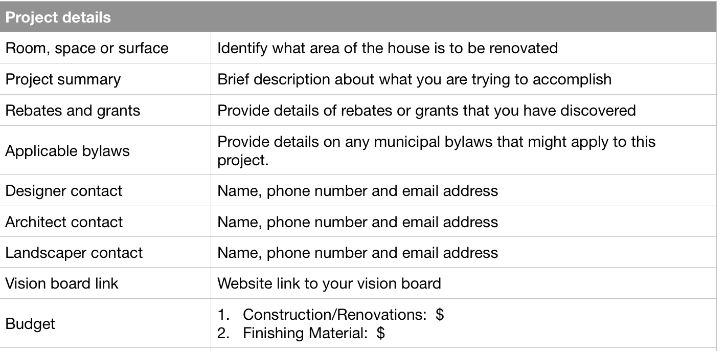 Request For Proposal - RFP (Apple Pages format)