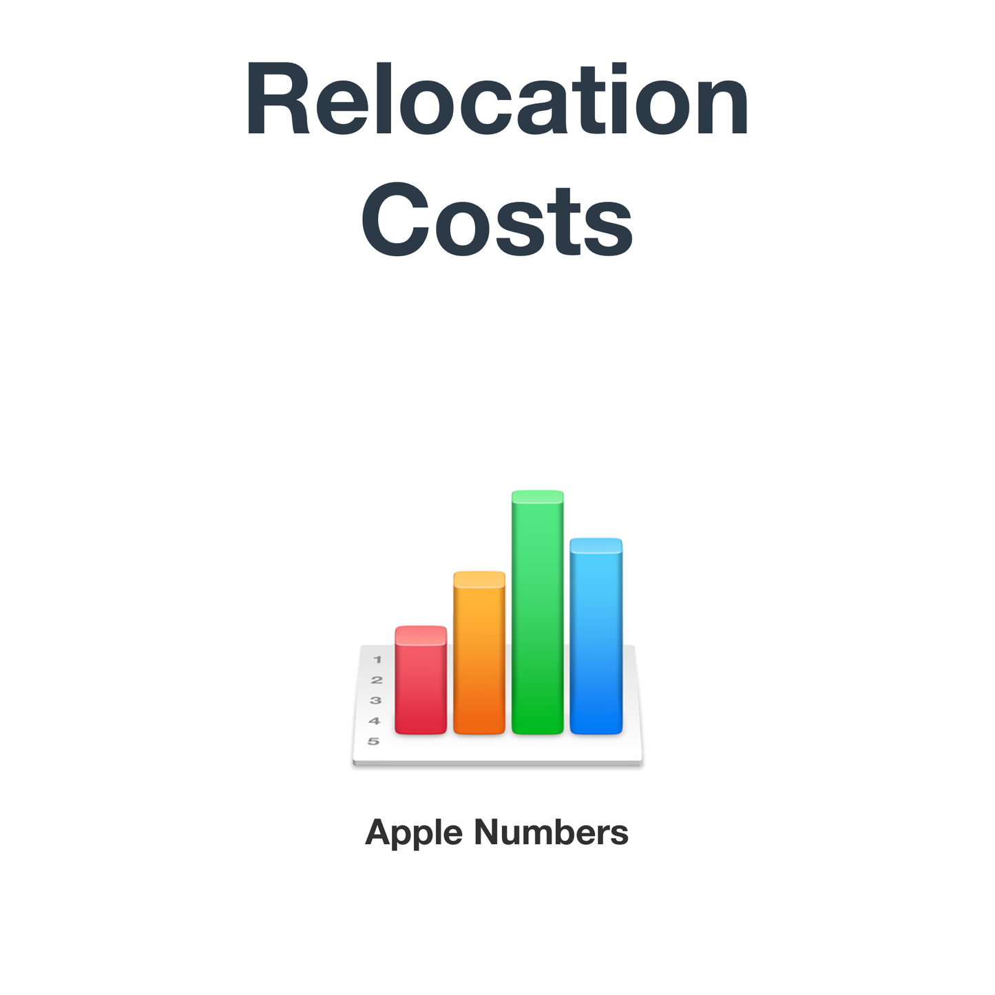 Relocation costs (Apple Numbers format)
