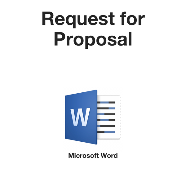 Request For Proposal - RFP (Microsoft Word format)